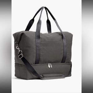 Lo & Sons Catalina Deluxe Large Tote - Grey Canvas